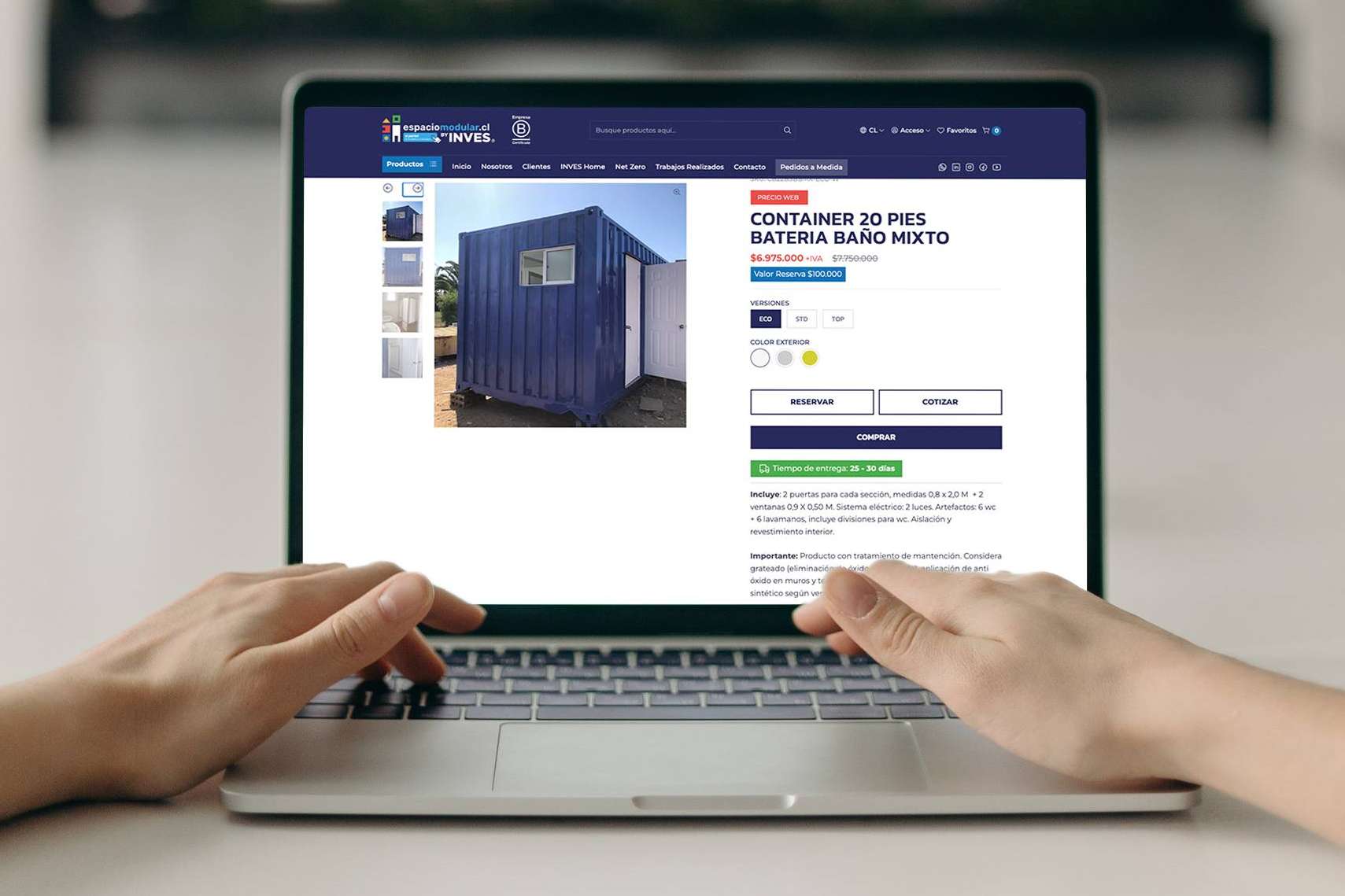 Tecnología y construcción modular se integran en espaciomodular.cl, el nuevo portal ecommerce de INVES